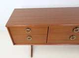Mid Century Austinsuite Teak 6 Drawer Sideboard