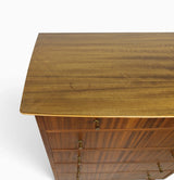 Mid century Morris of Glasgow Cumbrae chest of drawers in walnut veneer