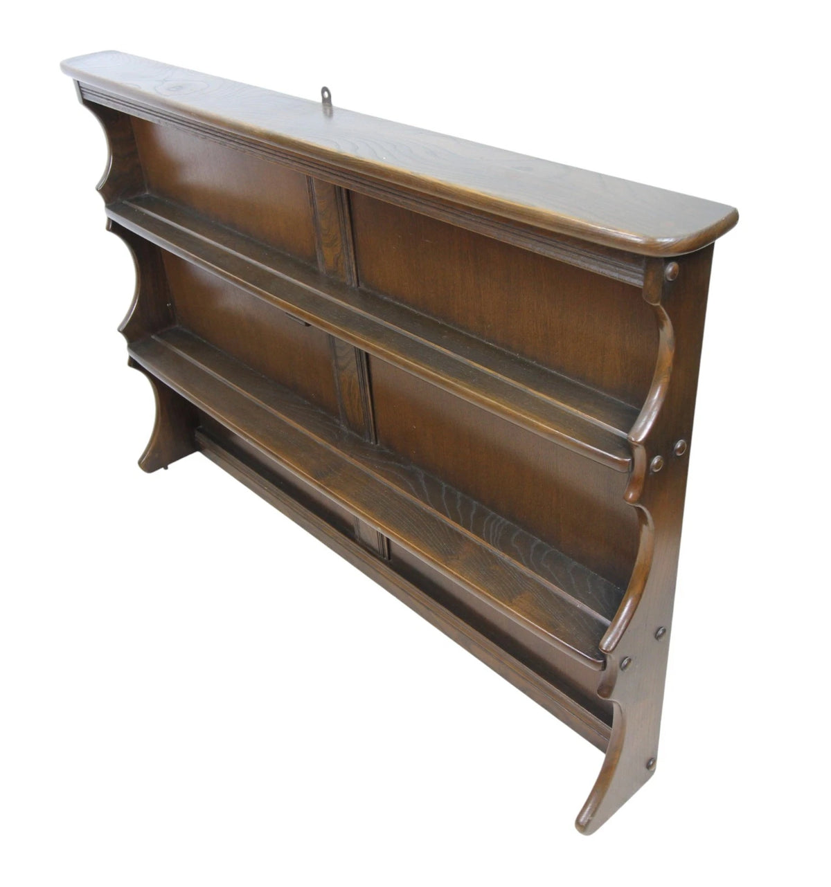 Vintage Ercol Dresser Top Shelf / Wall Hanging Shelving Rack