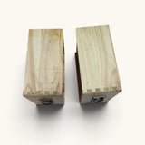 A Matching Pair of Solid Oak Bedside Cabinets