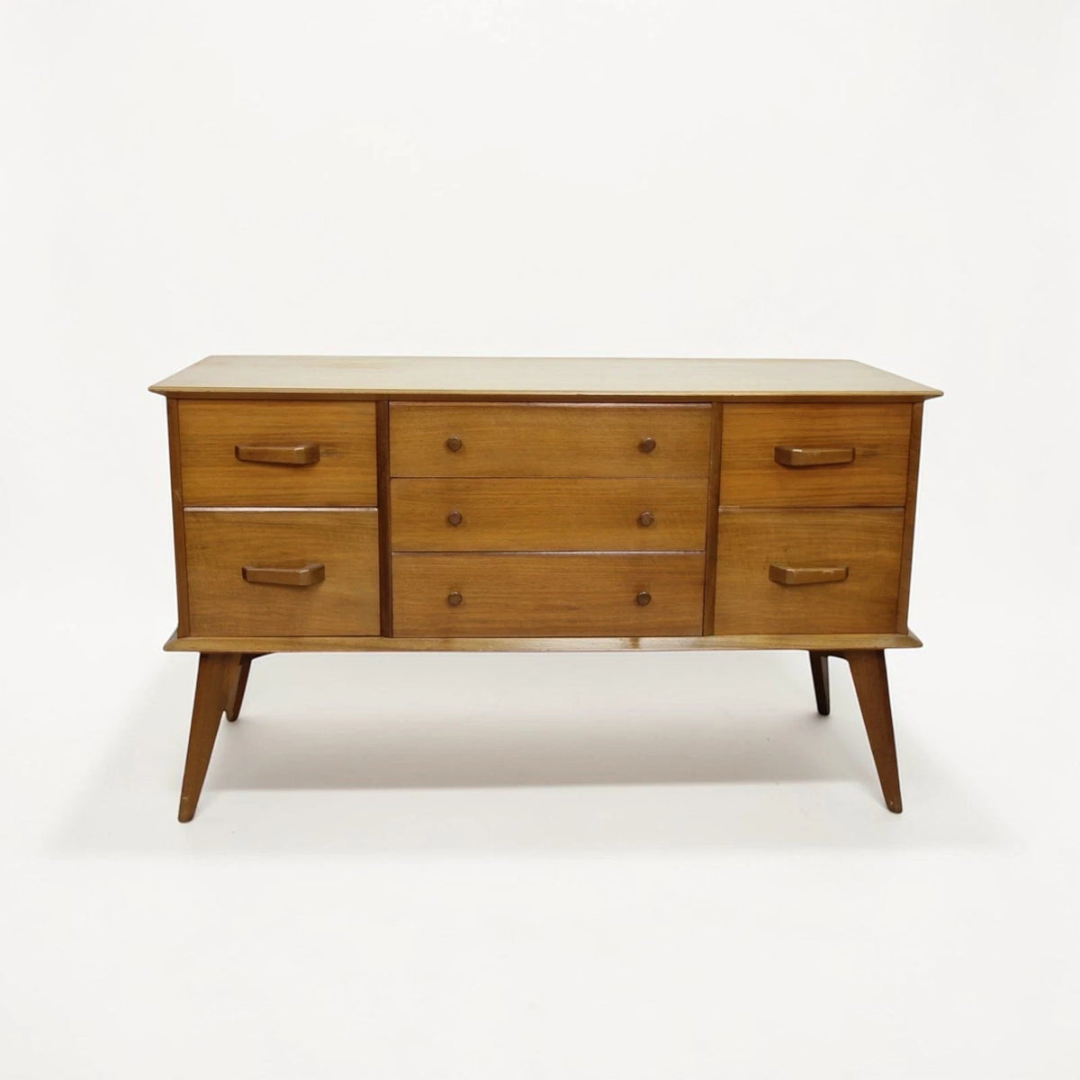 A Rare Pair Of Mid Century Alfred Cox Bedside Cabinets