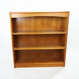 Vintage Teak Danish Style Open bookcase / Shelving Unit