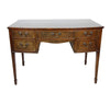 Vintage Hall Console Writing Table With 5 Drawers