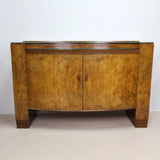 A Rare John Walker & Sons Scottish Art Deco Walnut Veneered Sideboard