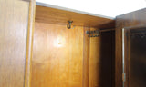 Vintage Art Deco Oak Wardrobe