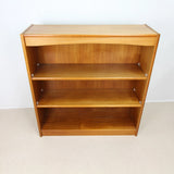 Vintage Teak Danish Style Open bookcase / Shelving Unit