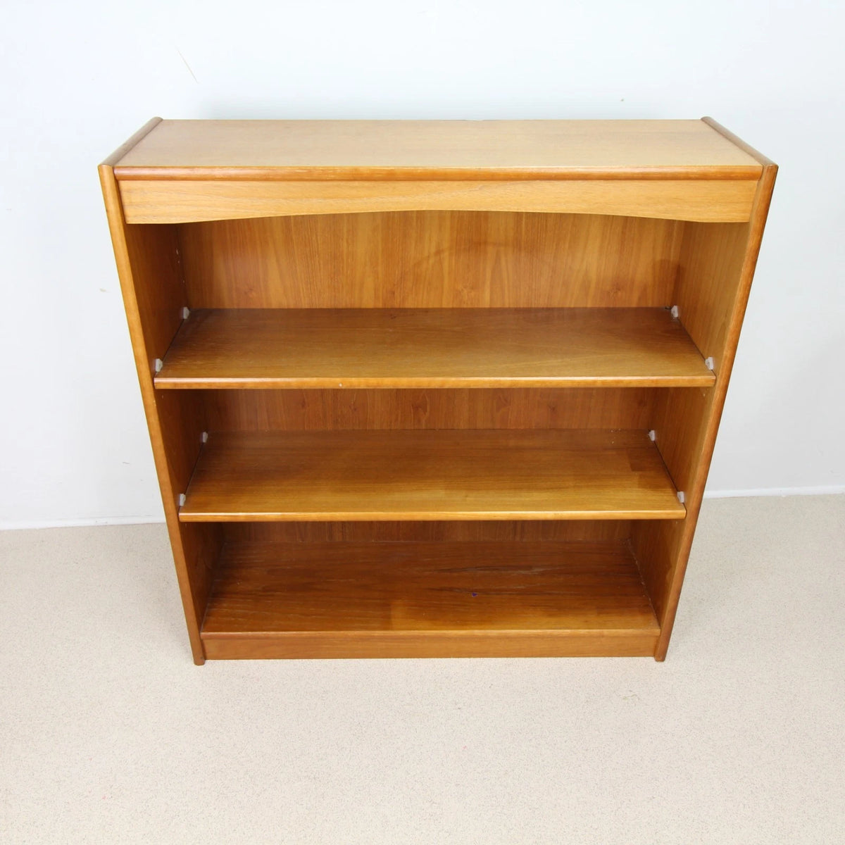 Vintage Teak Danish Style Open bookcase / Shelving Unit