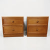 Mid century Pair Of G Plan Teak Bedside Cabinets