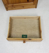 Vintage Ducal Solid Pine Shelving Unit / Bookcase with Drawer
