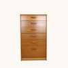 Mid Century Austinsuite Teak 6 Drawer Tallboy Chest of Drawers