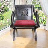 Vintage Oak Glastonbury Chair Church Chapel Antique Rustic Country House