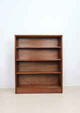Vintage Teak Sliding Glass Door Bookcase by Herbert E Gibbs