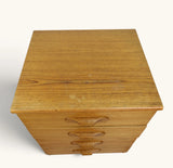 Mid century Teak Austinsuite Bedside Cabinet With 4 Drawers
