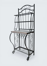 A French Style Wrought Iron Shelving Unit / Whatnot