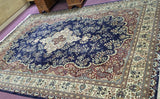 Large Wool Rug All-over Floral Design - 348cm x 255cm