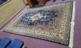 Large Wool Rug All-over Floral Design - 348cm x 255cm