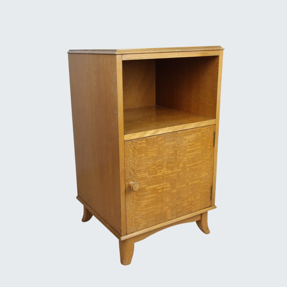 Vintage Vesper Lacewood Bedside Cabinet