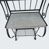 A French Style Wrought Iron Shelving Unit / Whatnot