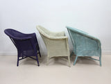Set of 1 Lloyd Loom Lusty Chair and 3 other Lloyd Loom style Chairs - 4 in all