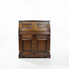 A Vintage Style Wood Effect Writing Bureau In Dark Finish