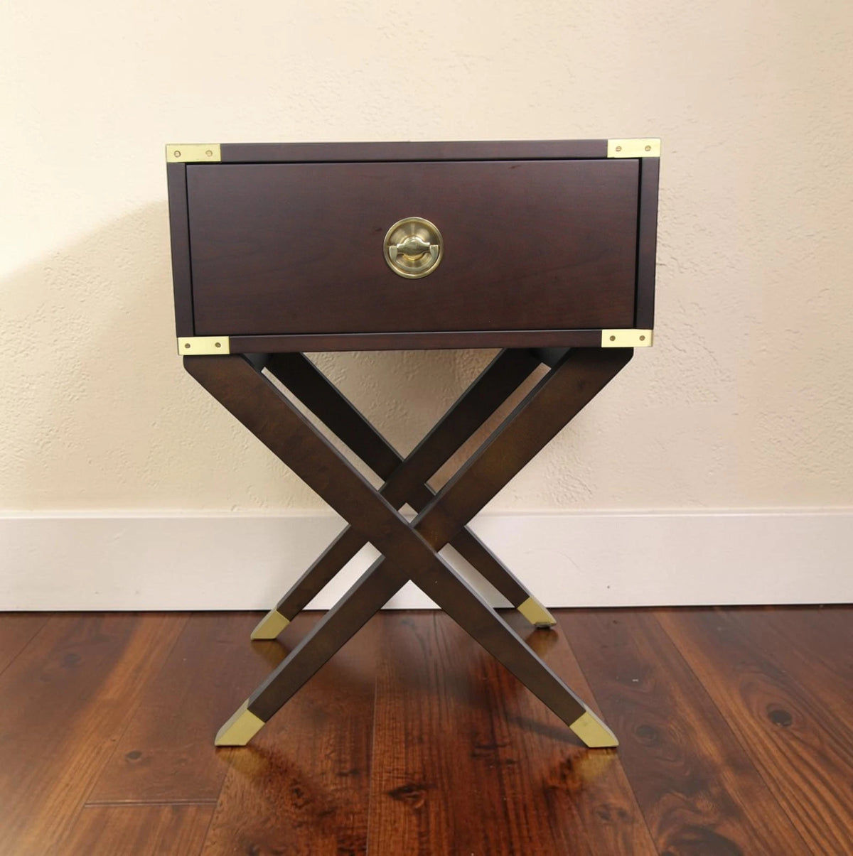 And So To Bed London Greenwich One Drawer Chest Side / Bedside Cabinet in Cherry