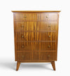 Mid century Morris of Glasgow Cumbrae chest of drawers in walnut veneer