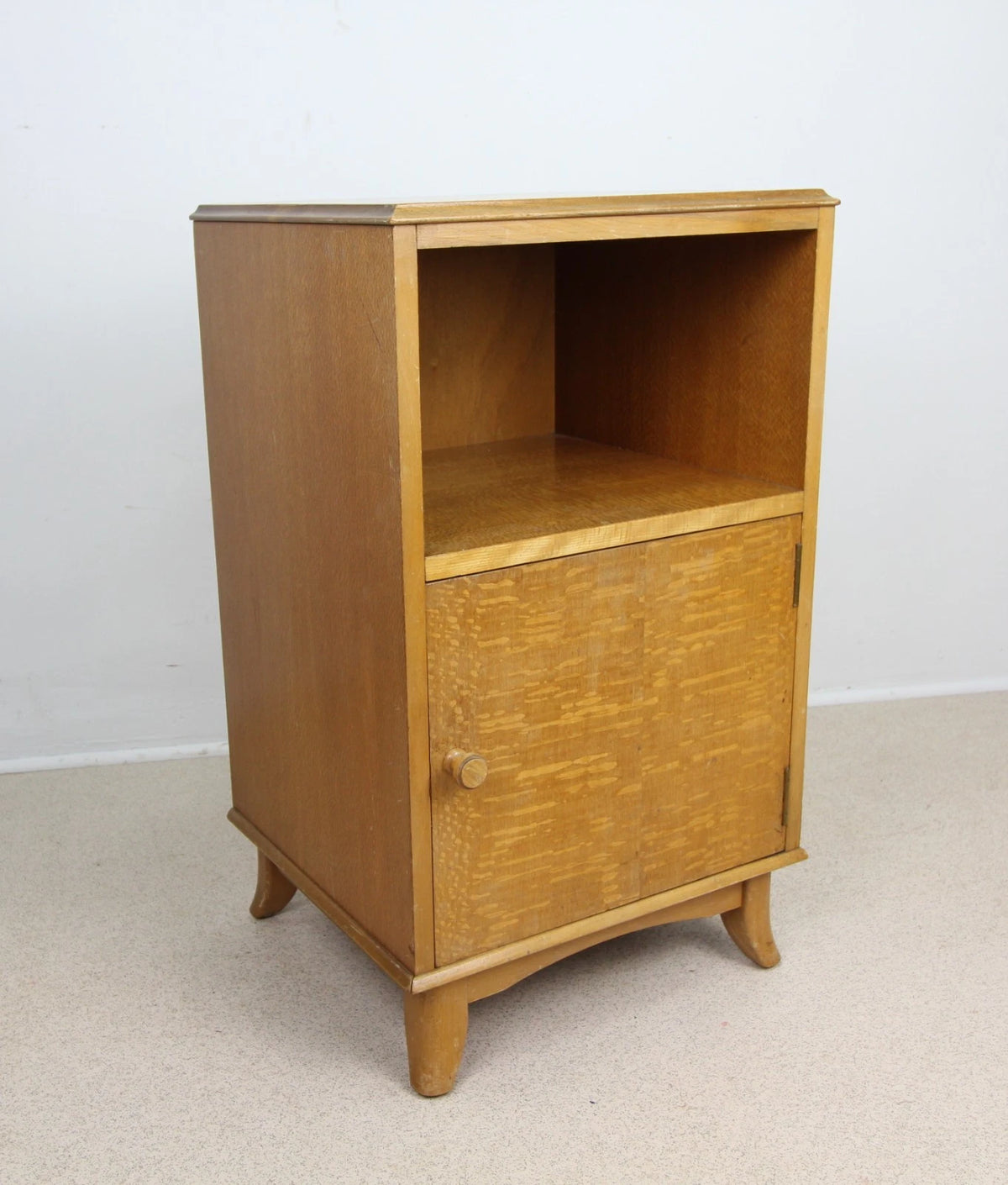 Vintage Vesper Lacewood Bedside Cabinet
