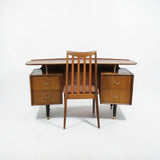 Mid-century retro vintage Curved floating-top desk by E Gomme G-Plan